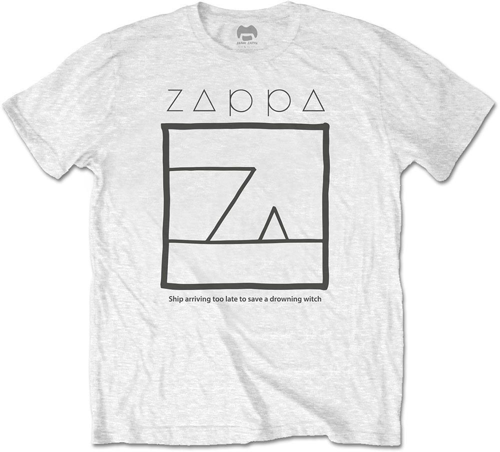 T-Shirt Frank Zappa T-Shirt Drowning Witch Unisex White XL