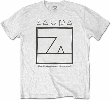 T-shirt Frank Zappa T-shirt Drowning Witch Unisex Blanc XL - 1