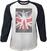 T-shirt Freddie Mercury T-shirt Flag Unisex Noir-Blanc M