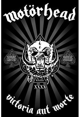 Drugi glasbeni dodatki Motörhead Victoria aut Morte 1975 - 2015 Plakat