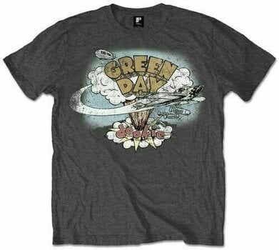 T-shirt Green Day T-shirt Dookie Vintage Gris L - 1