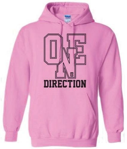 Hoodie One Direction Pullover Hoodie Athletic Logo XL