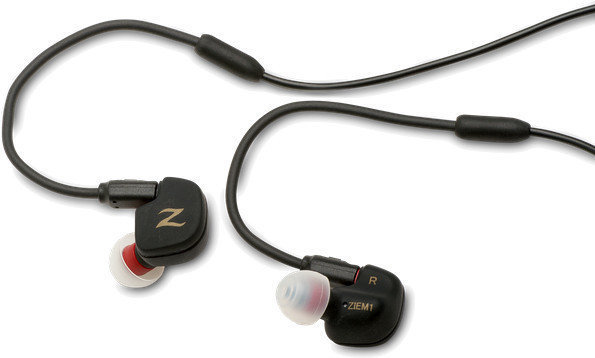 Sluchátka za uši Zildjian ZIEM1 Professional In-Ear Monitors Černá