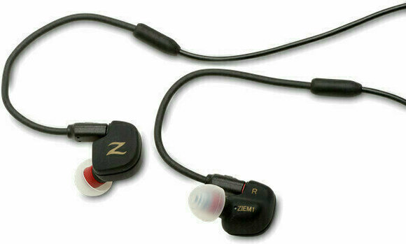 Fülhurkot fejhallgató Zildjian ZIEM1 Professional In-Ear Monitors Fekete - 1