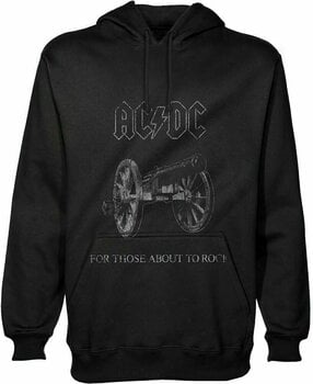 Hoodie AC/DC Hoodie About to Rock Preto S - 1
