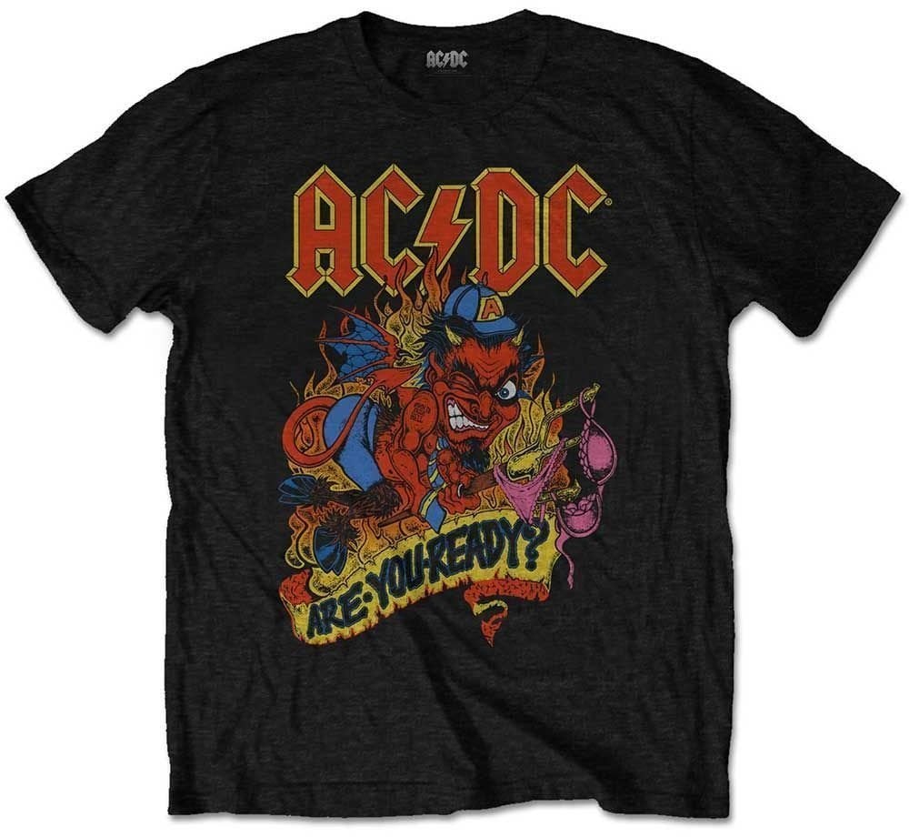T-Shirt AC/DC T-Shirt Are You Ready Black XL