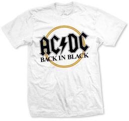 Koszulka AC/DC Unisex Tee Back In Black White