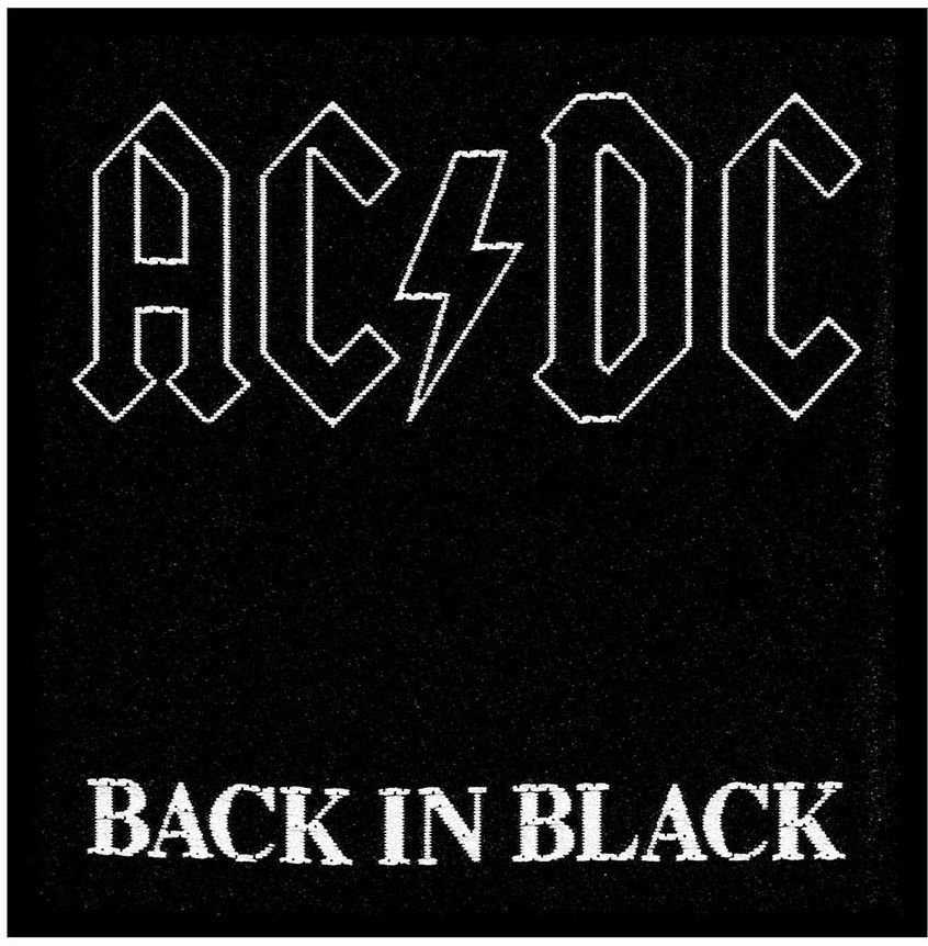 Lapje AC/DC Back in Black Lapje