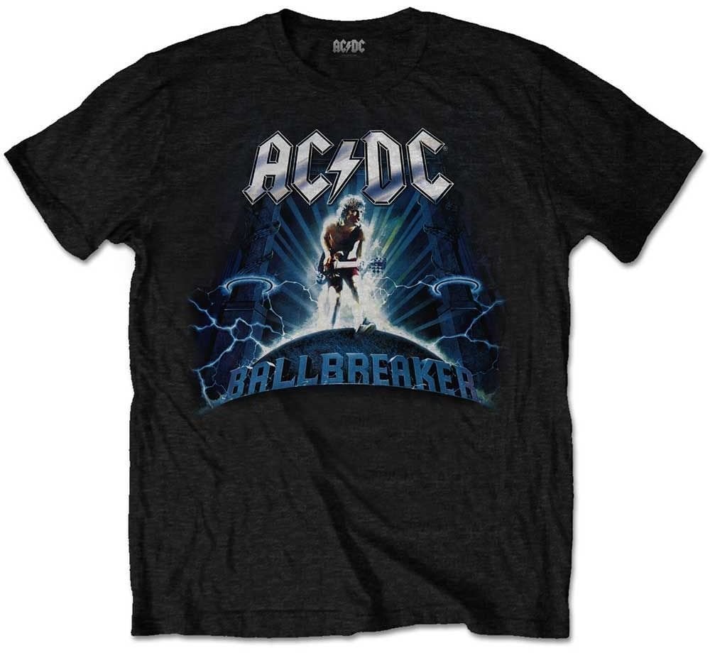Skjorte AC/DC Skjorte Ballbreaker Sort S