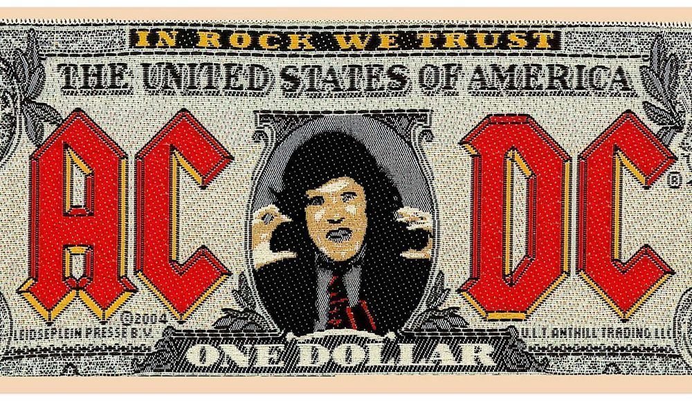 Zakrpa AC/DC Bank Note Zakrpa