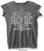 Skjorte AC/DC Fashion Tee: Black Ice Charcoal (Burn Out) XL