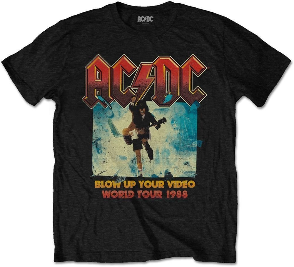 Skjorte AC/DC Skjorte Blow Up Your Black S
