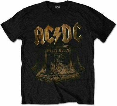 T-Shirt AC/DC T-Shirt Unisex Brass Bells Black L - 1