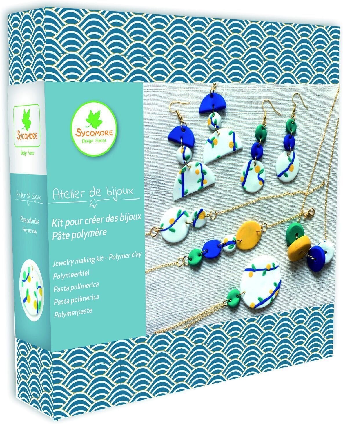 Material Sycomore Jewelry Making Kit - Polymer Clay Jewelry DIY Set