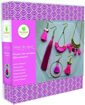 Material Sycomore Jewelry Making Kit - Tassels Jewelry Jewelry DIY Set - 1