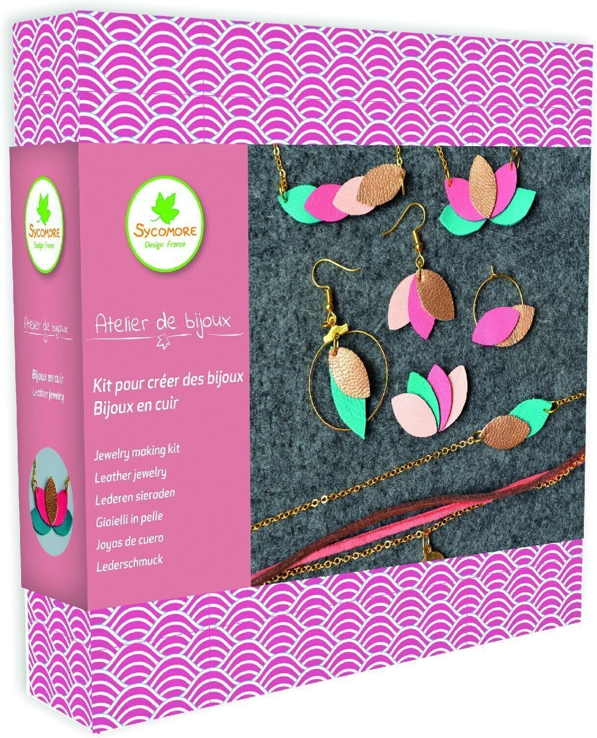 Material Sycomore Jewelry Making Kit - Leather Jewelry Jewelry DIY Set