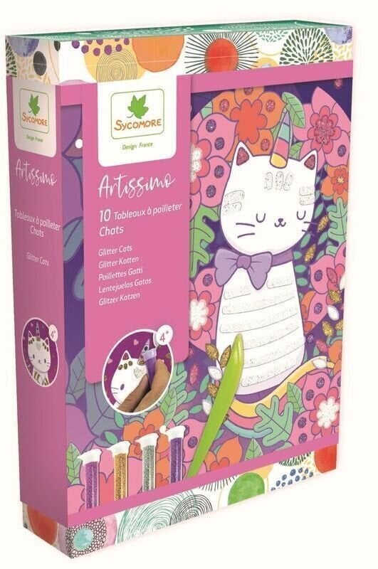 Sand Art Sycomore Artissimo Glitter Sand Art Cats