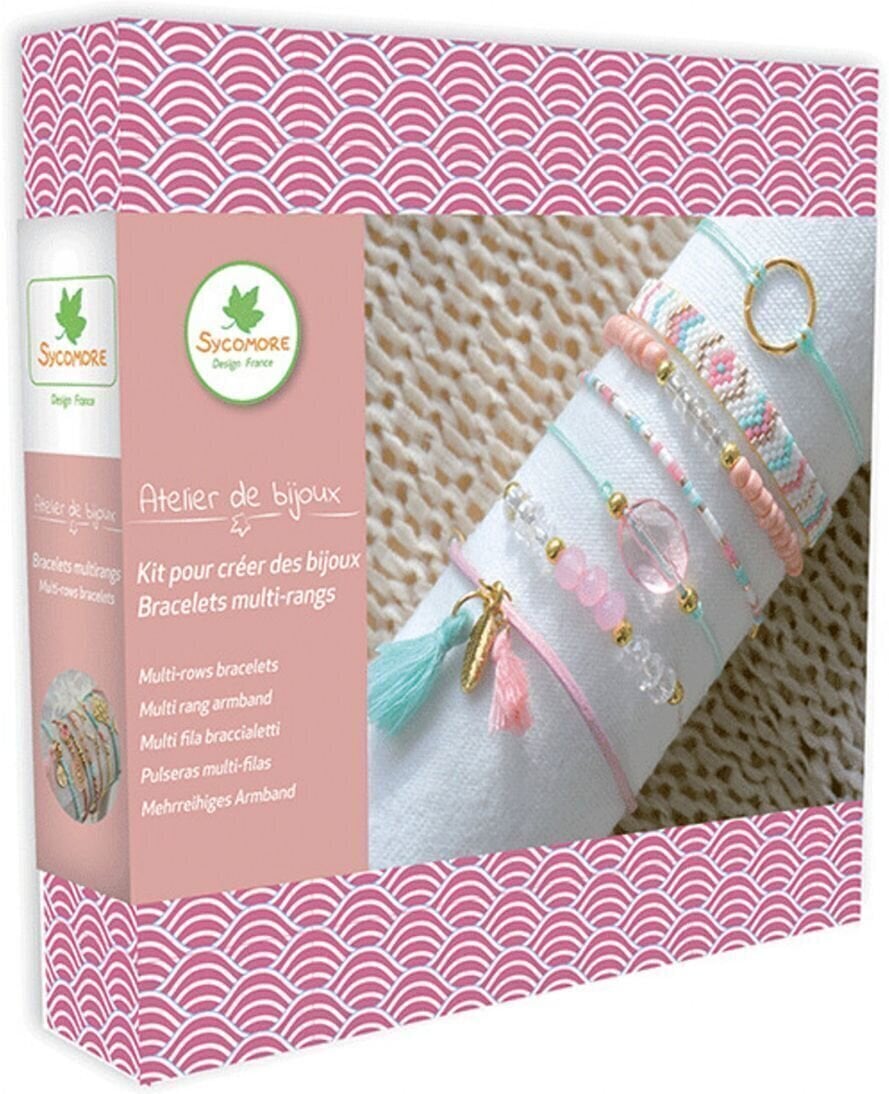 Material Sycomore Jewelry Making Kit - Multi-rows Bracelets 1 Jewelry DIY Set