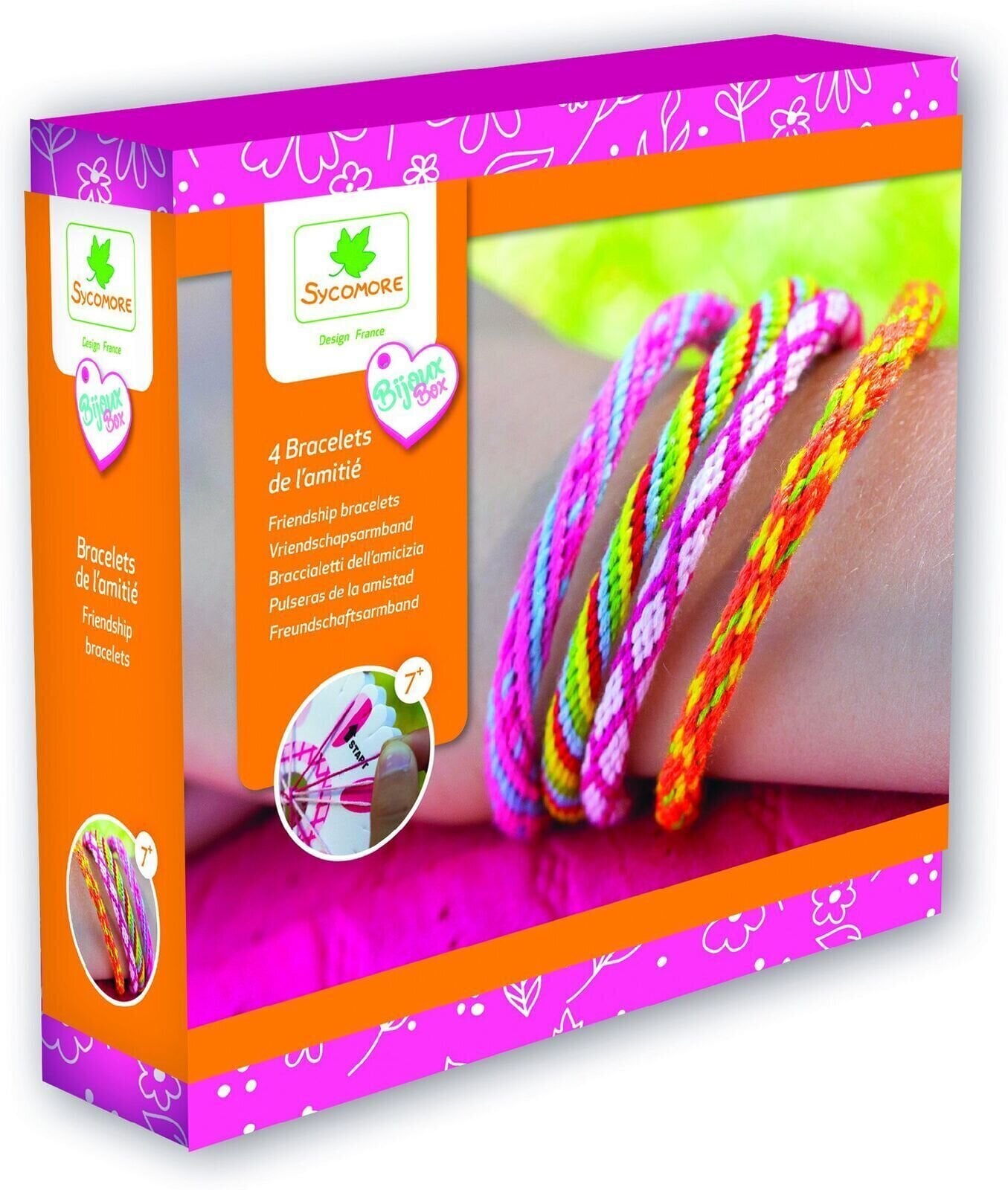 Materijal Sycomore Bijoux Box Friendship Bracelets 2 Jewelry DIY Set