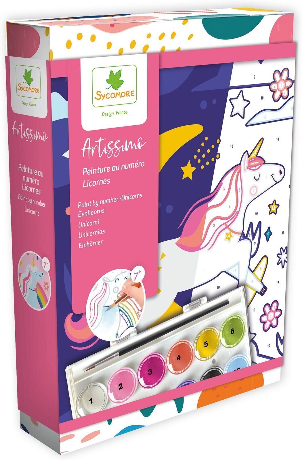 Gleznošana pēc skaitļiem Sycomore Gleznošana pēc skaitļiem Unicorns