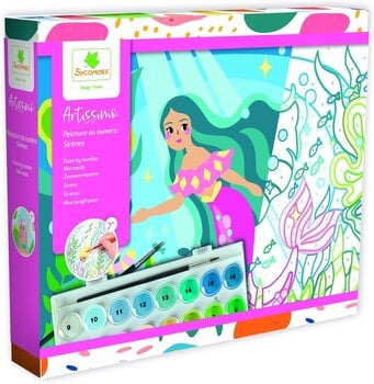 Gleznošana pēc skaitļiem Sycomore Gleznošana pēc skaitļiem Mermaids - 1