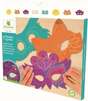 Scratch Art Sycomore Scratch Art Masks - 1