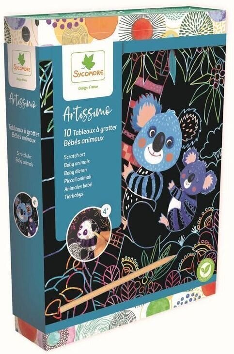 Krasbeeld Sycomore Krasbeeld Art Baby Animals