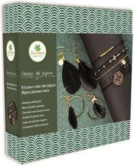 Material Sycomore Jewelry Making Kit - Black Feather Jewelry Jewelry DIY Set