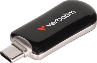 USB ključ Verbatim 3.2 Gen 1 Plectra USB-C Black USB ključ 256 GB
