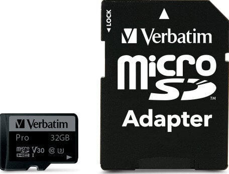 Memorijska kartica Verbatim PRO UHS-I U3 Micro SDHC 32 GB Memorijska kartica