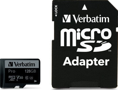 Memorijska kartica Verbatim PRO UHS-3 Micro SDXC 128 GB Memorijska kartica