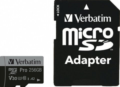 Memorijska kartica Verbatim PRO UHS-3 Micro SDXC 256 GB Memorijska kartica - 1