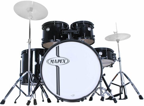 Akustik-Drumset Mapex Voyager VR5044 Dark Black - 1