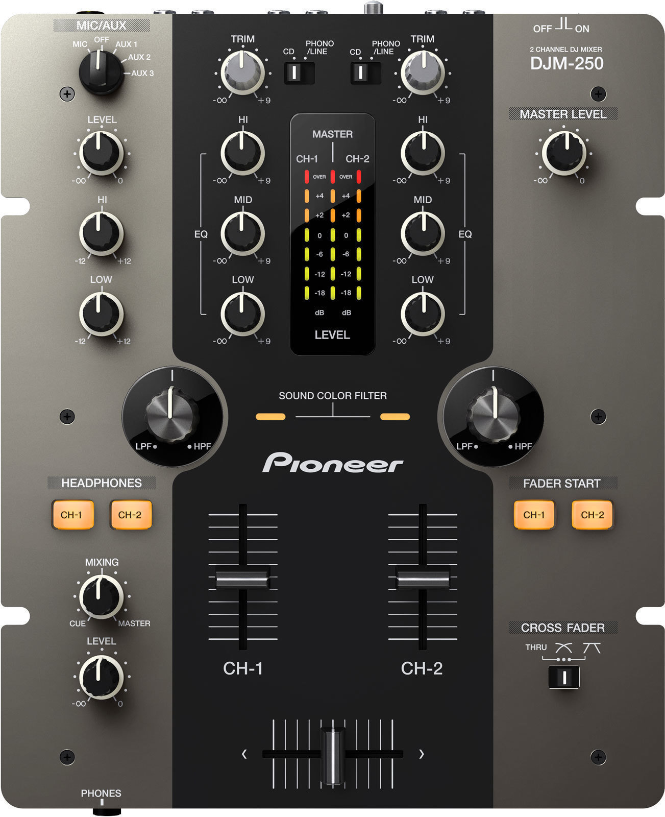 DJ-mengpaneel Pioneer DJM-250-K