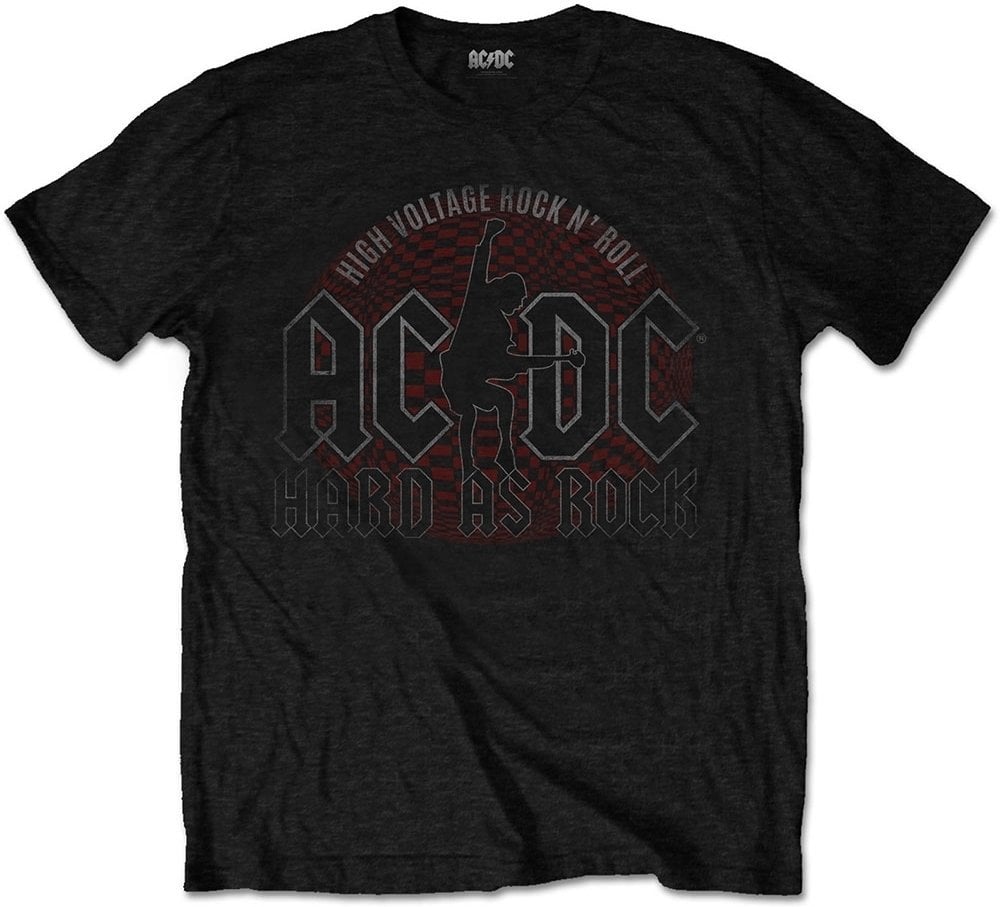 Skjorta AC/DC Skjorta Hard As Rock Unisex Black L