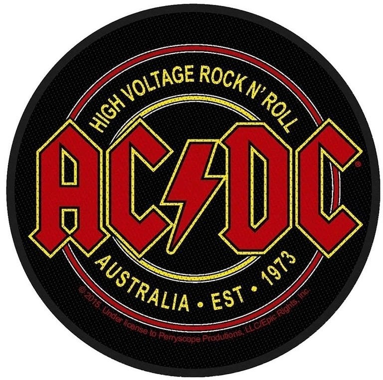 Patch AC/DC High Voltage Rock N Roll Patch