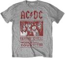 AC/DC Highway to Hell World Tour 1979/1980 Grey S T-särk