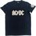 Skjorte AC/DC Skjorte Logo & Angus Navy XL