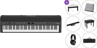Piano de escenario digital Roland FP 90X Premium SET Piano de escenario digital Black