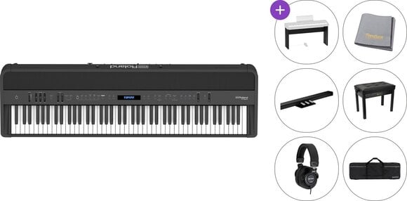 Piano de escenario digital Roland FP 90X Premium SET Piano de escenario digital Black - 1
