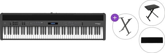 Digital Stage Piano Roland FP 60X Basic SET Digital Stage Piano Black - 1