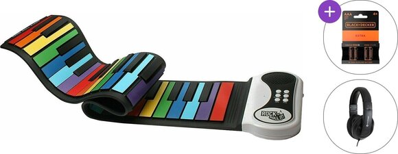 Dětské klávesy / Dětský keyboard Mukikim Rock and Roll It - Rainbow Piano Standard SET Dětské klávesy / Dětský keyboard - 1