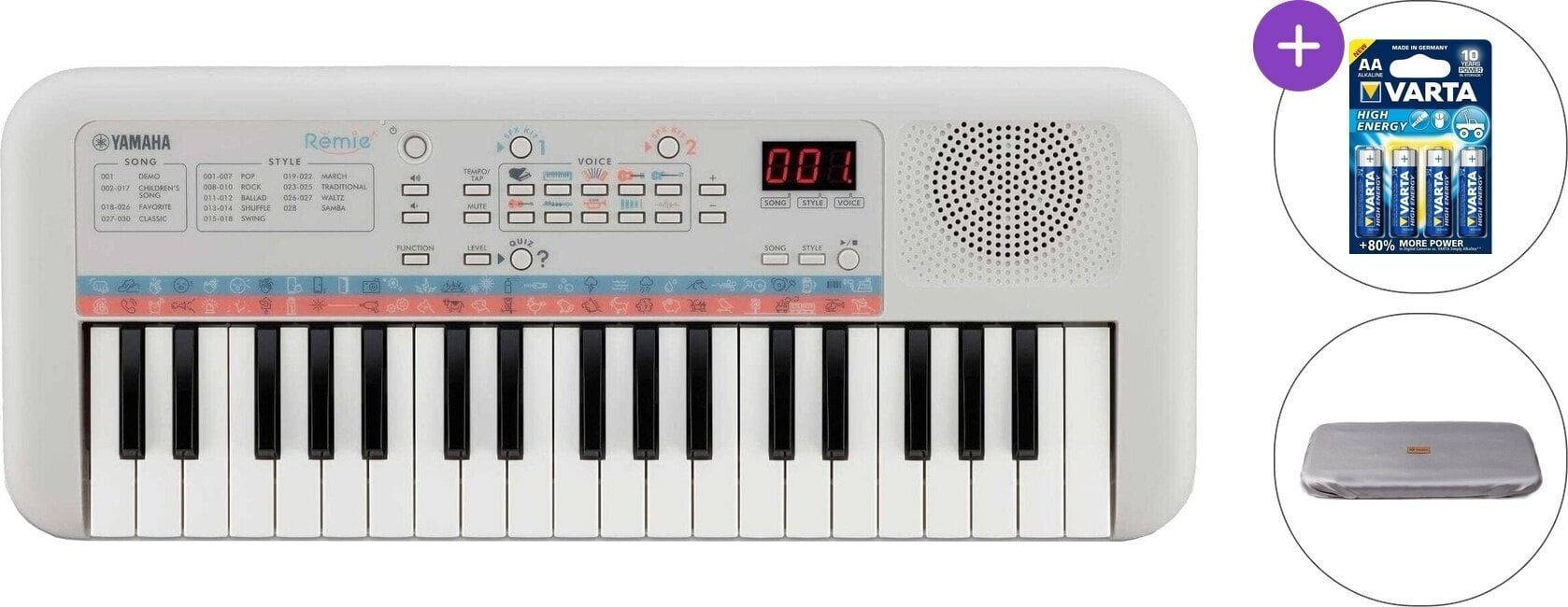 Keyboard for Children Yamaha PSS-E30 Standard SET Keyboard for Children White