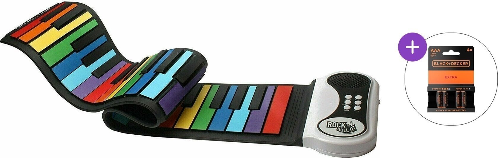 Keyboard for barn Mukikim Rock and Roll It - Rainbow Piano Basic SET Keyboard for barn