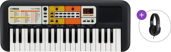 Детски синтезатор Yamaha PSS-F30 Basic SET Детски синтезатор Black - 1