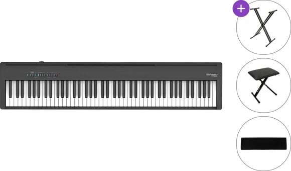 Digitalt scenepiano Roland FP 30X Black Basic SET Digitalt scenepiano Black - 1