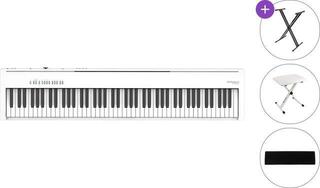 Cyfrowe stage pianino Roland FP 30X White Basic SET Cyfrowe stage pianino White