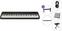 Digitalt scenepiano Roland FP-40 Black Standard SET Digitalt scenepiano Black