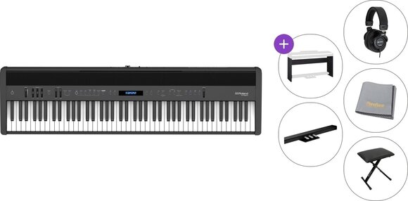 Piano de escenario digital Roland FP 60X Black Standard SET Piano de escenario digital Black - 1