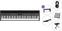 Piano de escenario digital Roland FP 60X Black Standard SET Piano de escenario digital Black